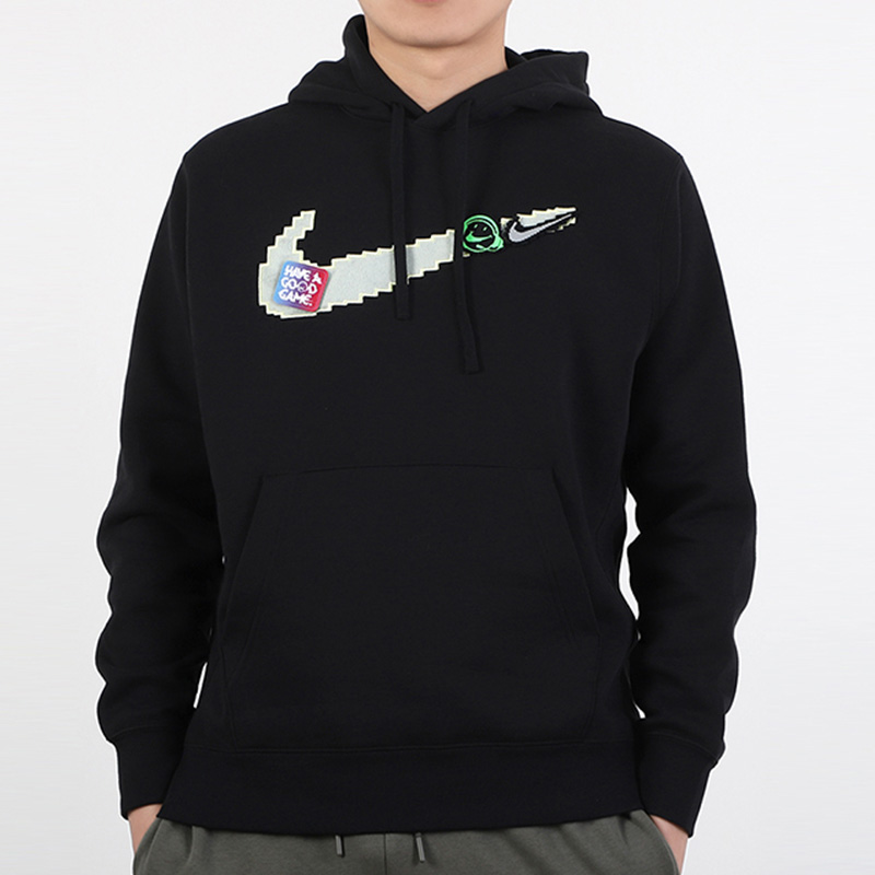 nike耐克男装官网旗舰正品休闲加绒保暖卫衣连运动卫衣