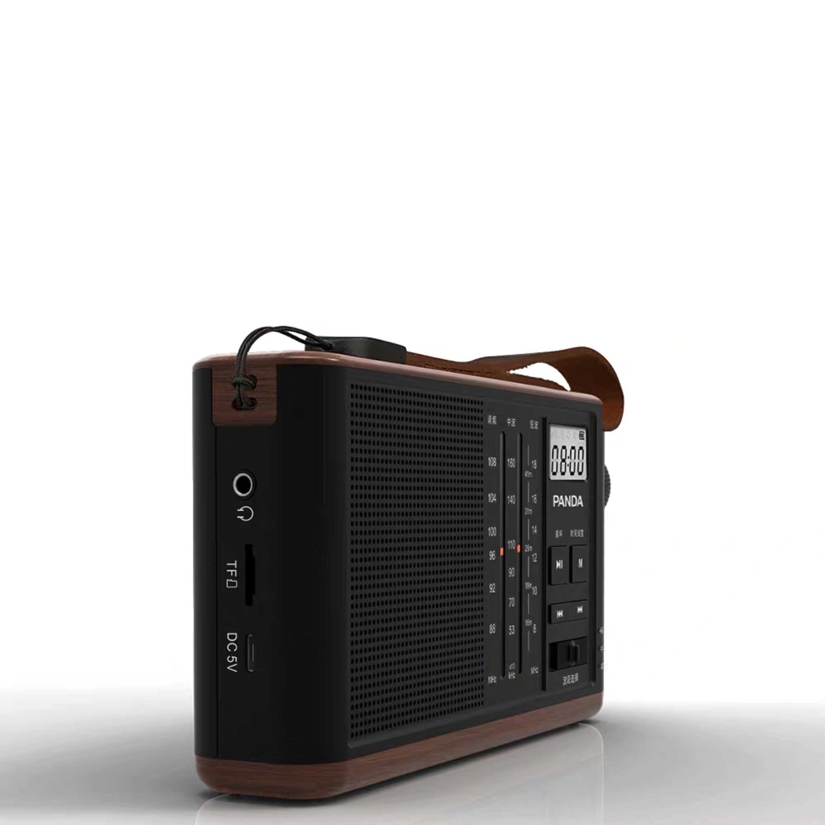 panda熊猫t31波段收音机插卡音箱锂电池半导体广播插卡音箱
