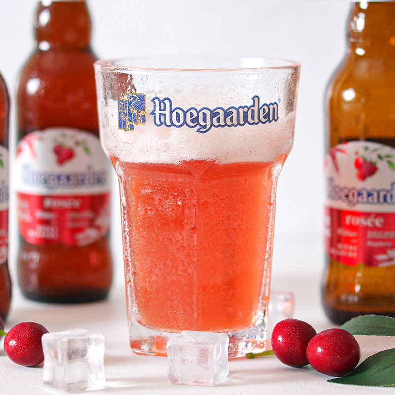 福佳玫瑰红hoegaarden比利时精酿果味248ml瓶装整箱白啤酒啤酒