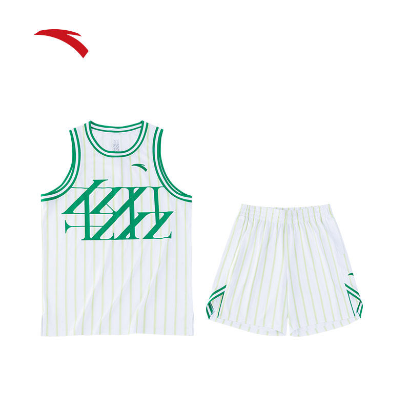 篮球安踏速干套装轻狂系列男子比赛球衣坎肩篮球服