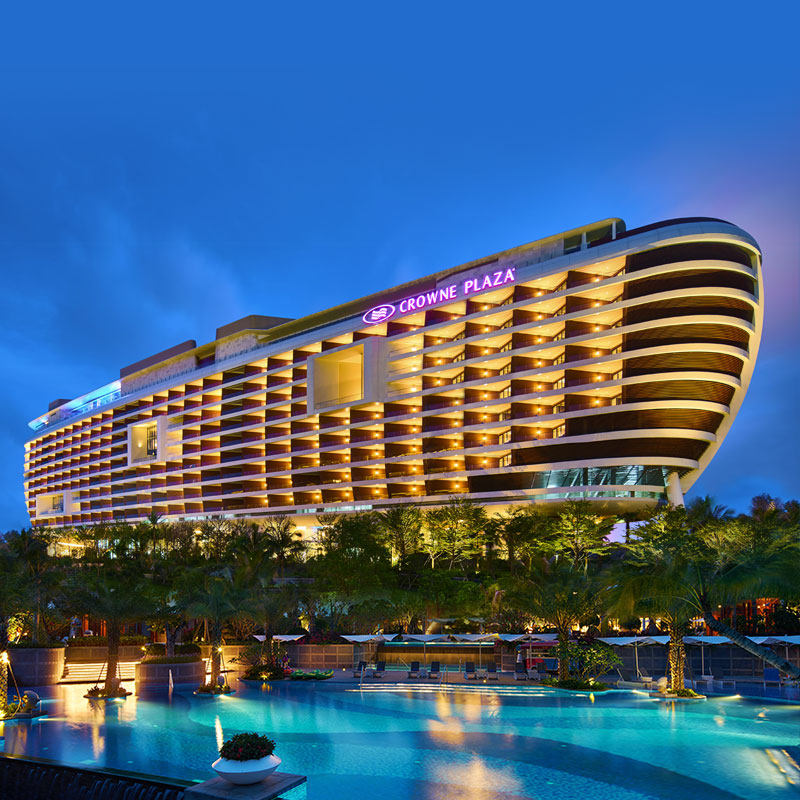 【618促】三亚海棠湾仁恒皇冠假日酒店2-4晚海景房亲子套餐早正餐