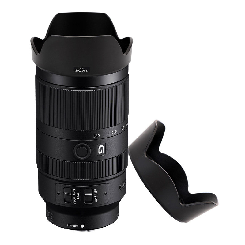 索尼e70350遮光sel70350g卡口a6400可反6500原厂alcsh160遮光罩