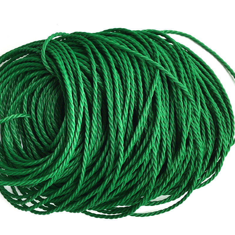 槐渔渔网专用拉绳绿色拉网高强度聚乙烯绳子pp鱼网