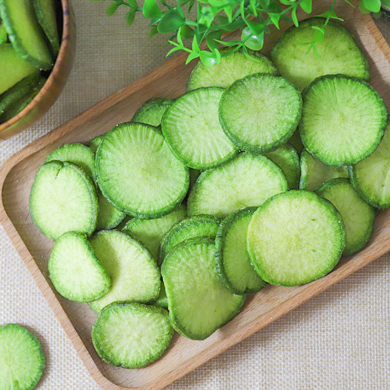 果蔬脆片新鲜青萝卜脆脱水即食蔬菜干孕妇素零食特产500g袋装1斤