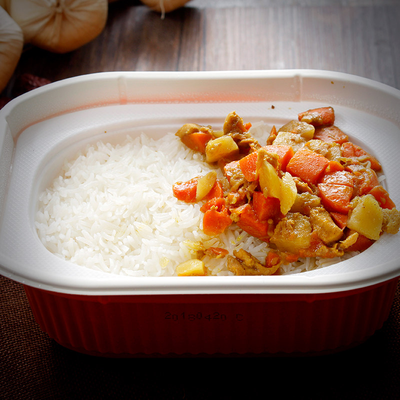 宏绿咖喱鸡肉饭320g方便自煮自热米饭旅途好帮手加热即食盒饭速食