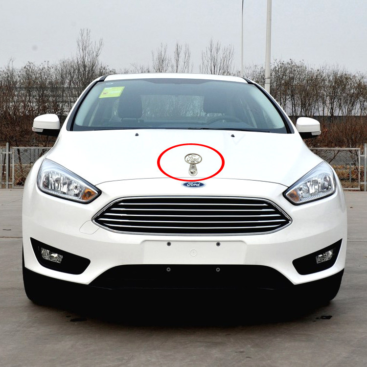 适用于福特翼虎虎翼博锐锐界嘉年华引擎机金色车标汽车装饰贴