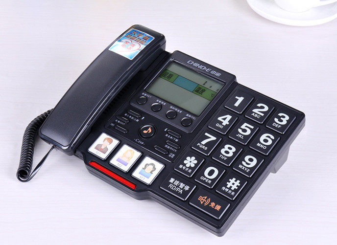 中诺c219固定电话机座式家庭坐机家用大铃声按键老人座机来电报号