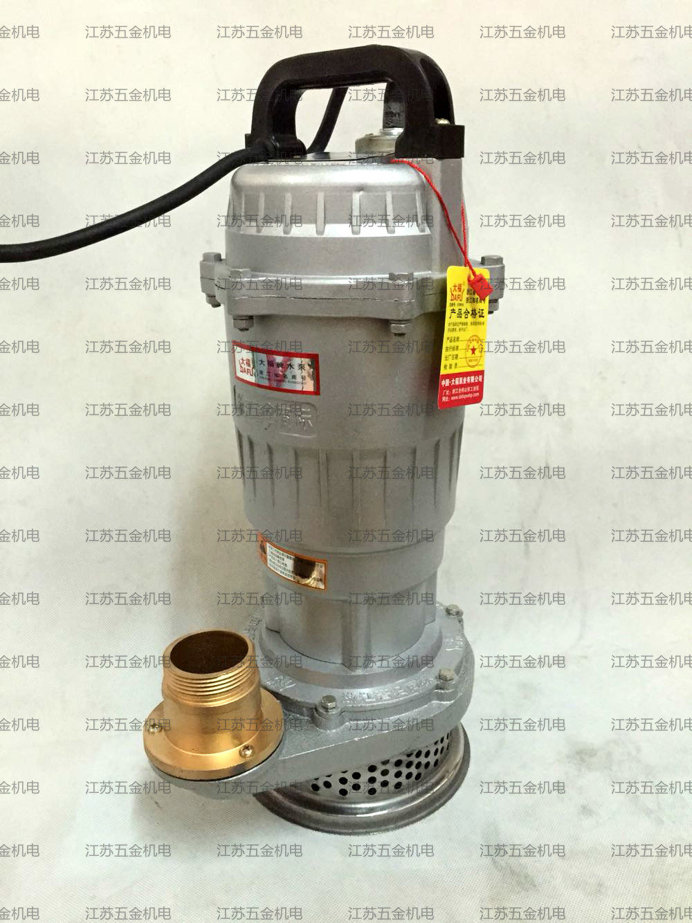 水泵大福农用220v潜水泵扬程高扬程750w2抽水机抽水水泵