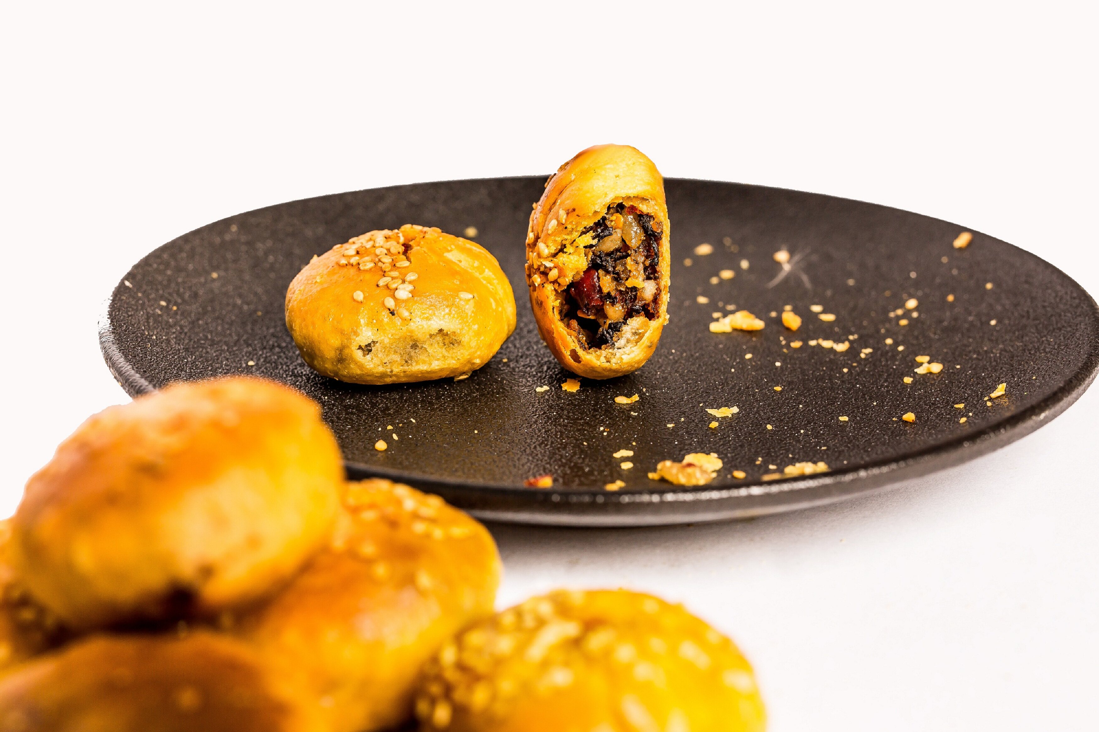 衢州巨化项家干菜扣肉酥饼传统手工零食浙江传统中式糕点