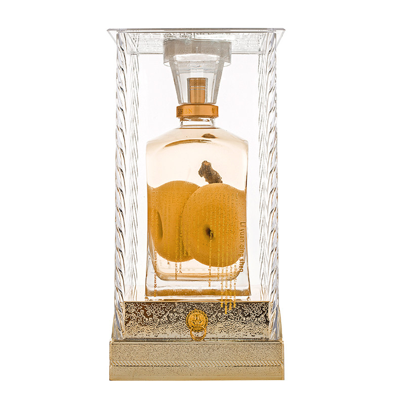 情深梨酒40度梨圆双梨650ml单瓶礼盒装邯郸特产白酒