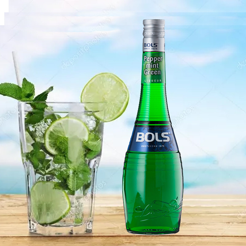 荷兰原装进口宝狮波士薄荷力娇正品洋酒鸡尾酒700ml力娇酒