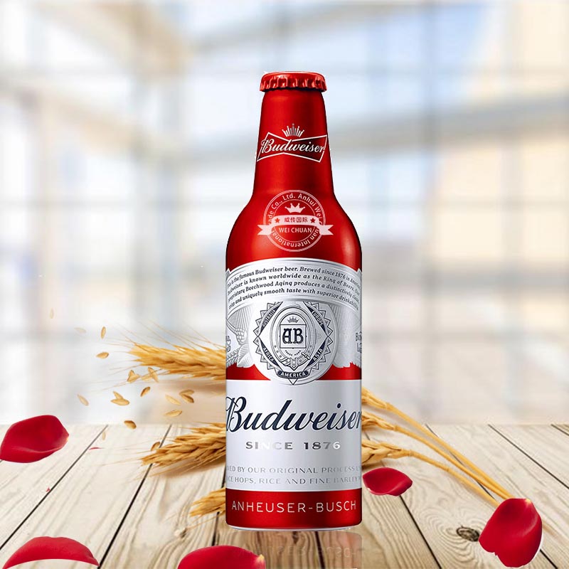 百威啤酒红色铝瓶国产经典铝罐330ml24瓶整箱啤酒