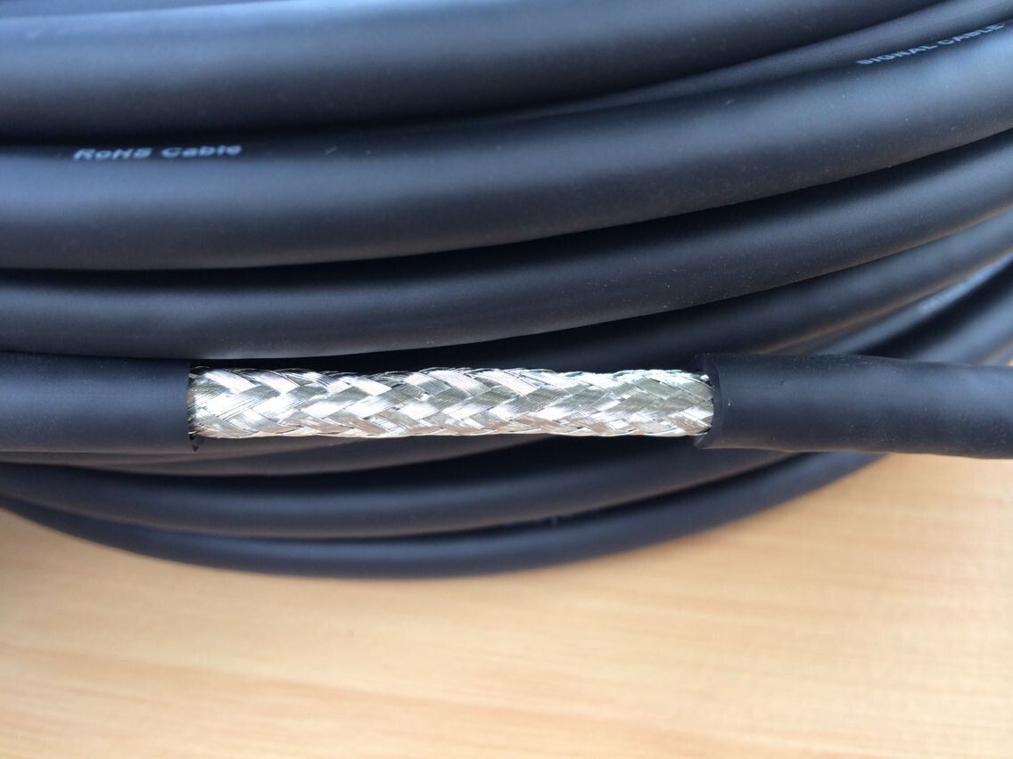 5外径 6芯屏蔽线0.5平方20awg双层耐油耐寒高柔trvvp拖链信号线