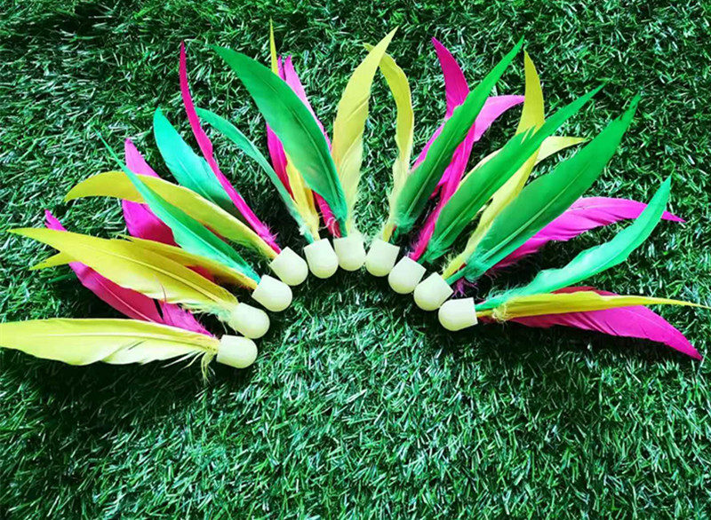 三毛羽球球高弹板儿童娱乐健身毽子成人毽球板羽球三毛球