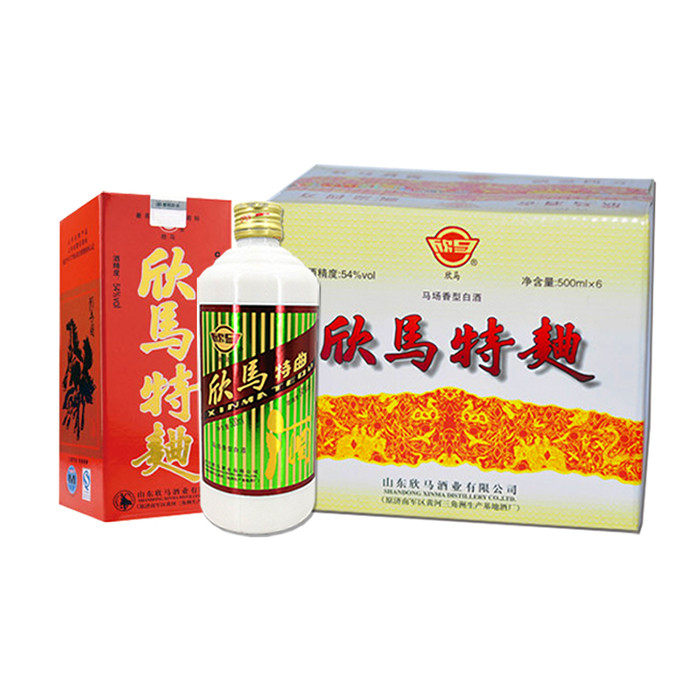欣马马特东营马场白酒粮食高度浓香香型54度其他酒类