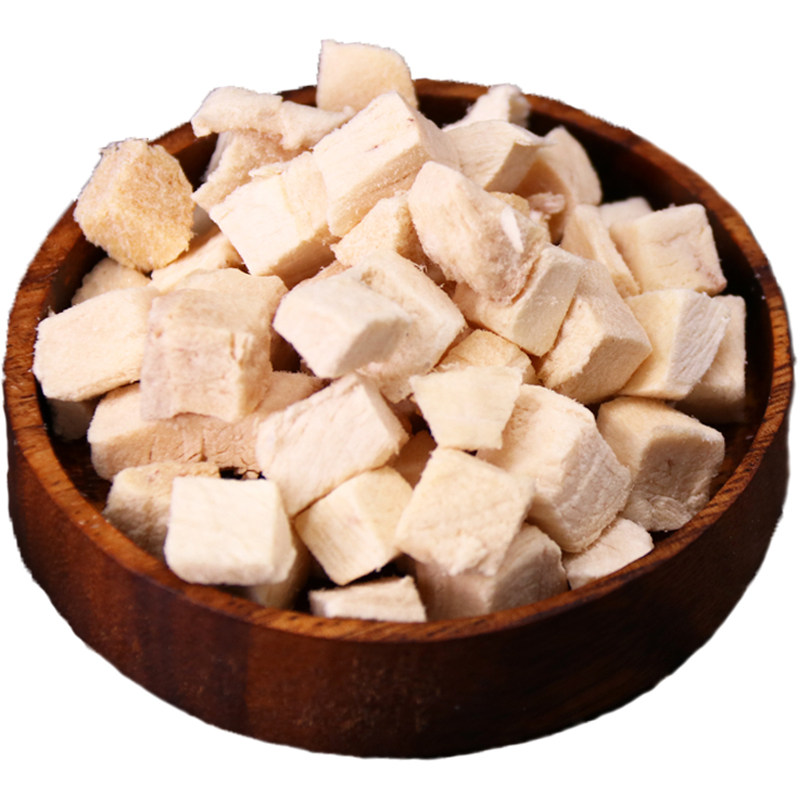 宠物猫咪狗冻干零食桶鸡小胸脯肉丁营养增肥发腮幼猫粮鸡肉粒500g