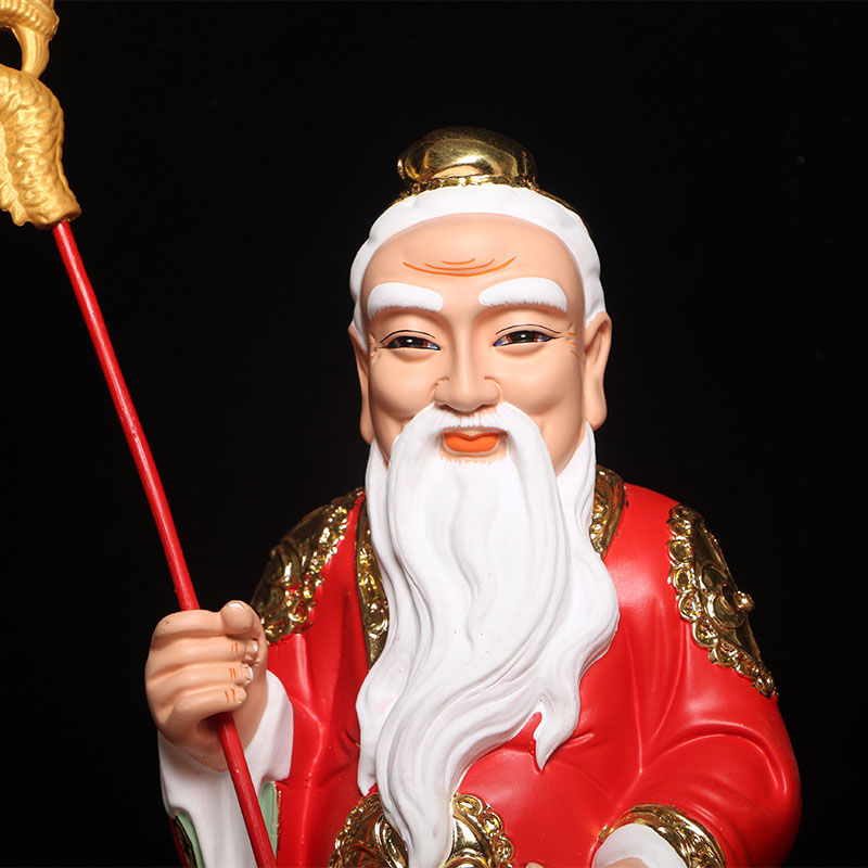 月下老人月老星君神像红喜神媒人牵红线姻缘招桃花祠堂供奉树脂