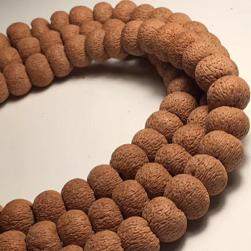 莲花菩提108珠细纹文玩长手串