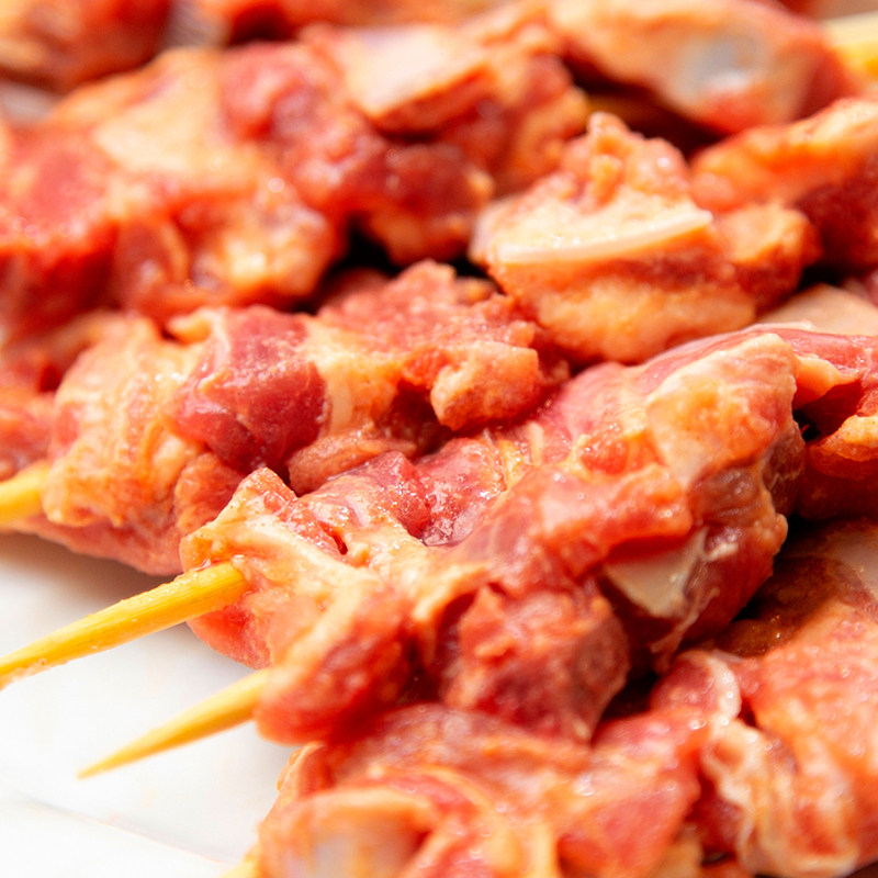 游牧御品羊排串300g内蒙古羊肉串新鲜烧烤串小串食材羊肉串