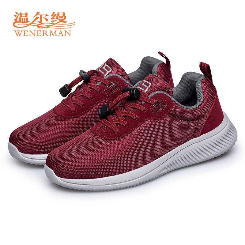 温尔缦老人鞋女正品秋季新品