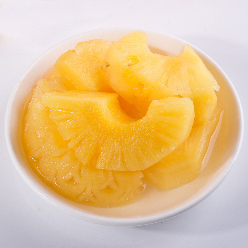 徐闻特产曲界糖水菠萝罐头凤梨颗粒果肉烘焙水果罐头