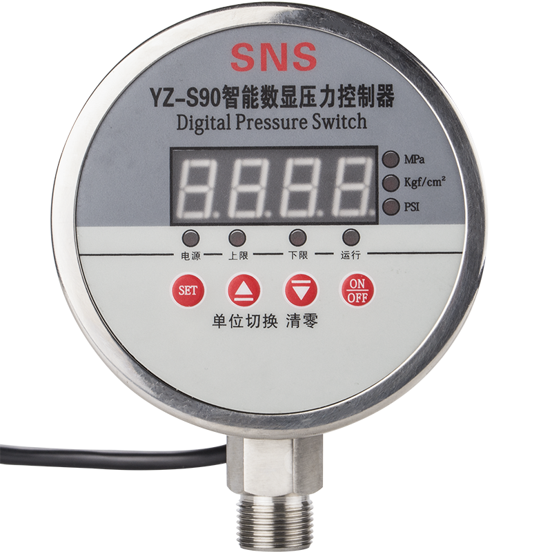 上海铭控智能压力控制器电子数显压力表空压机开关水气压md-s910