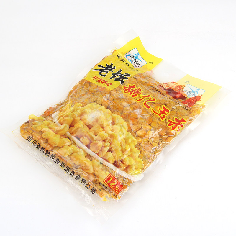 西部风鱼饵老坛糖化玉米发酵窝料底窝料野钓湖台钓饵