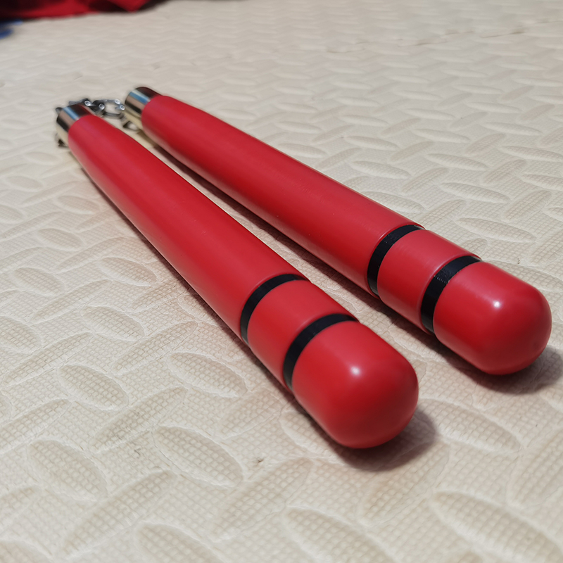 节棍龙虎门道具金钟罩黑龙石黑龙电影双截李小龙红色双截棍