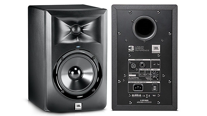 哈曼jbl lsr305pmkii306p308p310s有源监听音箱hifi发烧影视音响