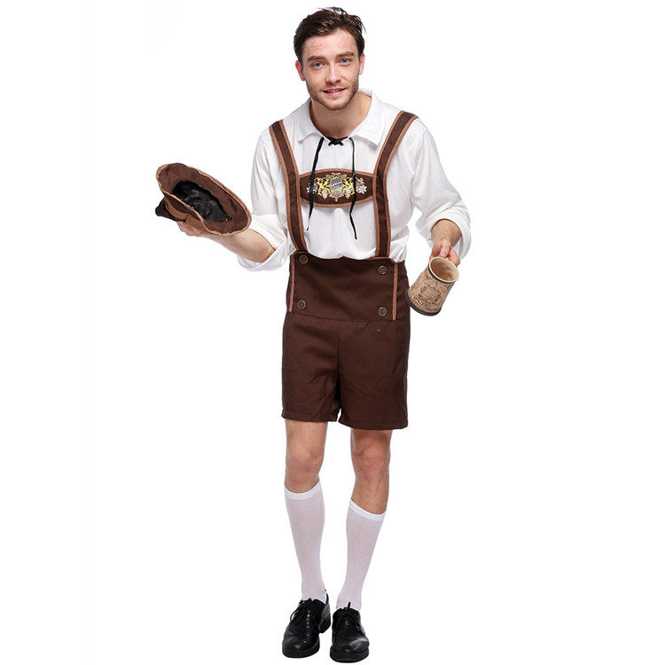 新法国民族啤酒演出舞台儿童节巴伐利亚传统德国服装服饰