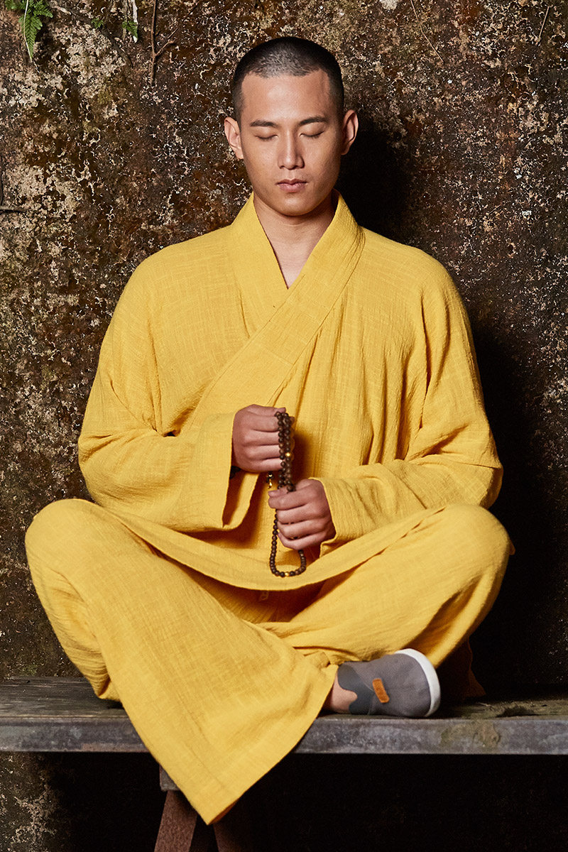 正品慈缘夏季超薄纯棉和尚衫罗汉褂中褂出家人套装中国风禅意僧服