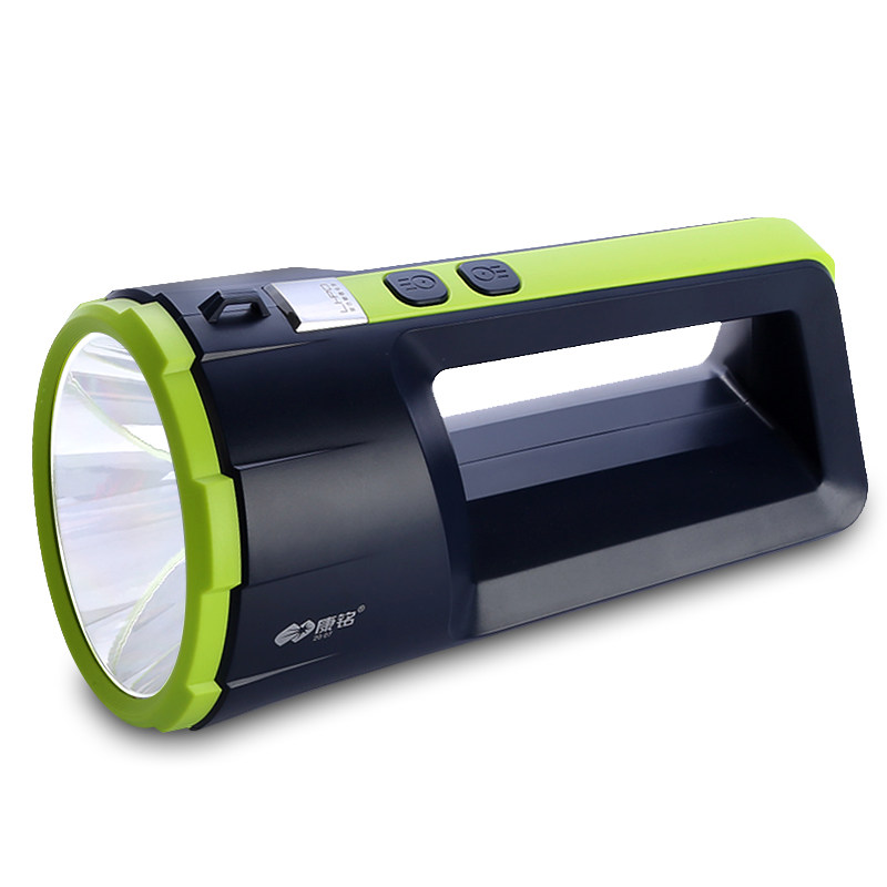 康铭超亮led手电筒强光充电远射锂电多功能户外手电筒