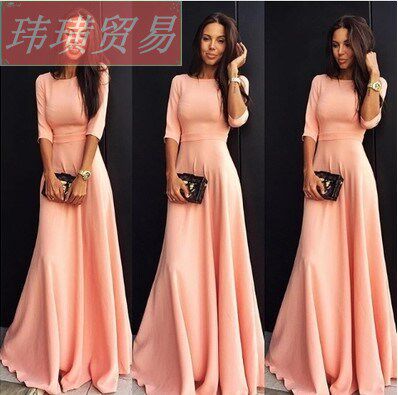 eveningdresses2020summerlongpartydressbigsize长裙礼服连衣裙