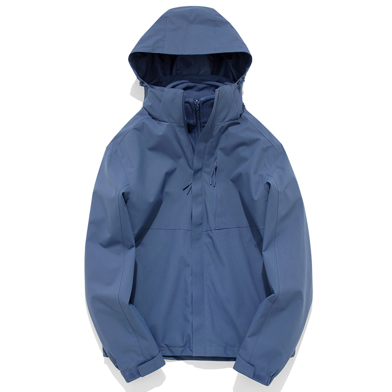 户外秋冬季潮牌工装冲锋衣男外套三合一可拆卸防水防风登山服女