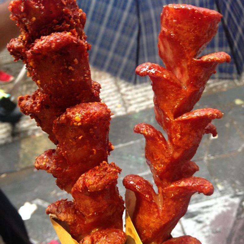 油炸老长长沙香肠1200g10支装猪肉开花肠纯肉肠香肠