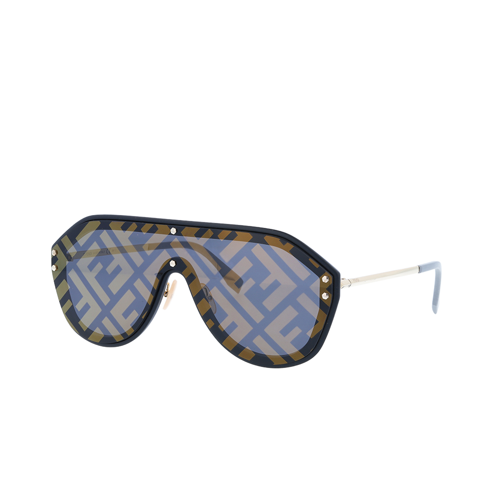 fendi芬迪飞行员形镜面logo太阳镜眼镜墨镜新年礼物