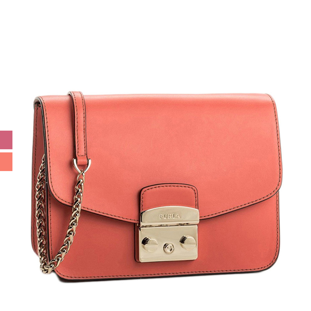 furla芙拉女士时尚拼色单肩斜挎包女士包袋