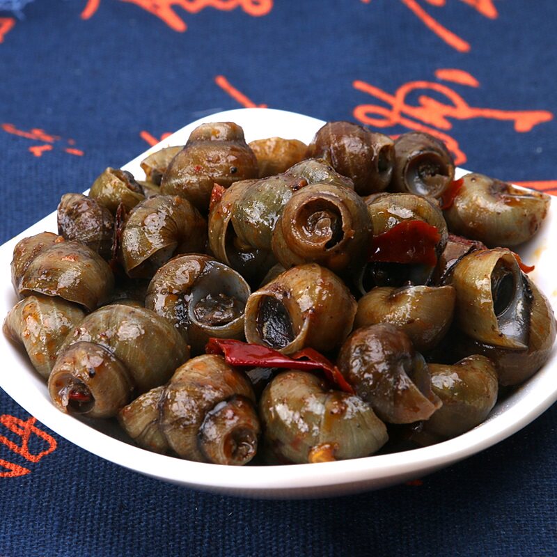 香辣田螺零食罐装麻辣螺丝肉儿时口味鲜活爆炒田螺即食小田螺螺狮