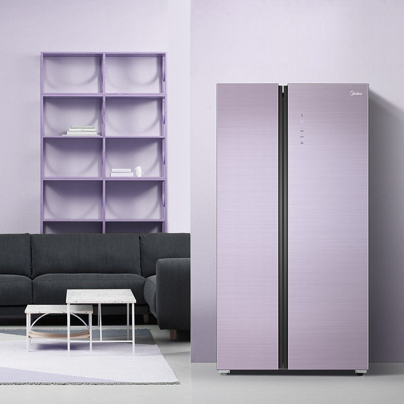 midea美的bcd-545wkgpzm一级变频智能急速净味风冷开门厨房冰箱