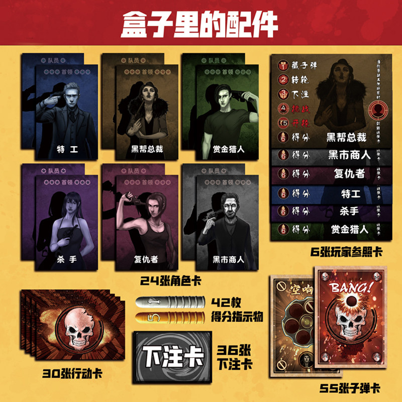 赌命桌游卡牌锦标赛大赛整蛊吹牛多人成年休闲桌游卡牌