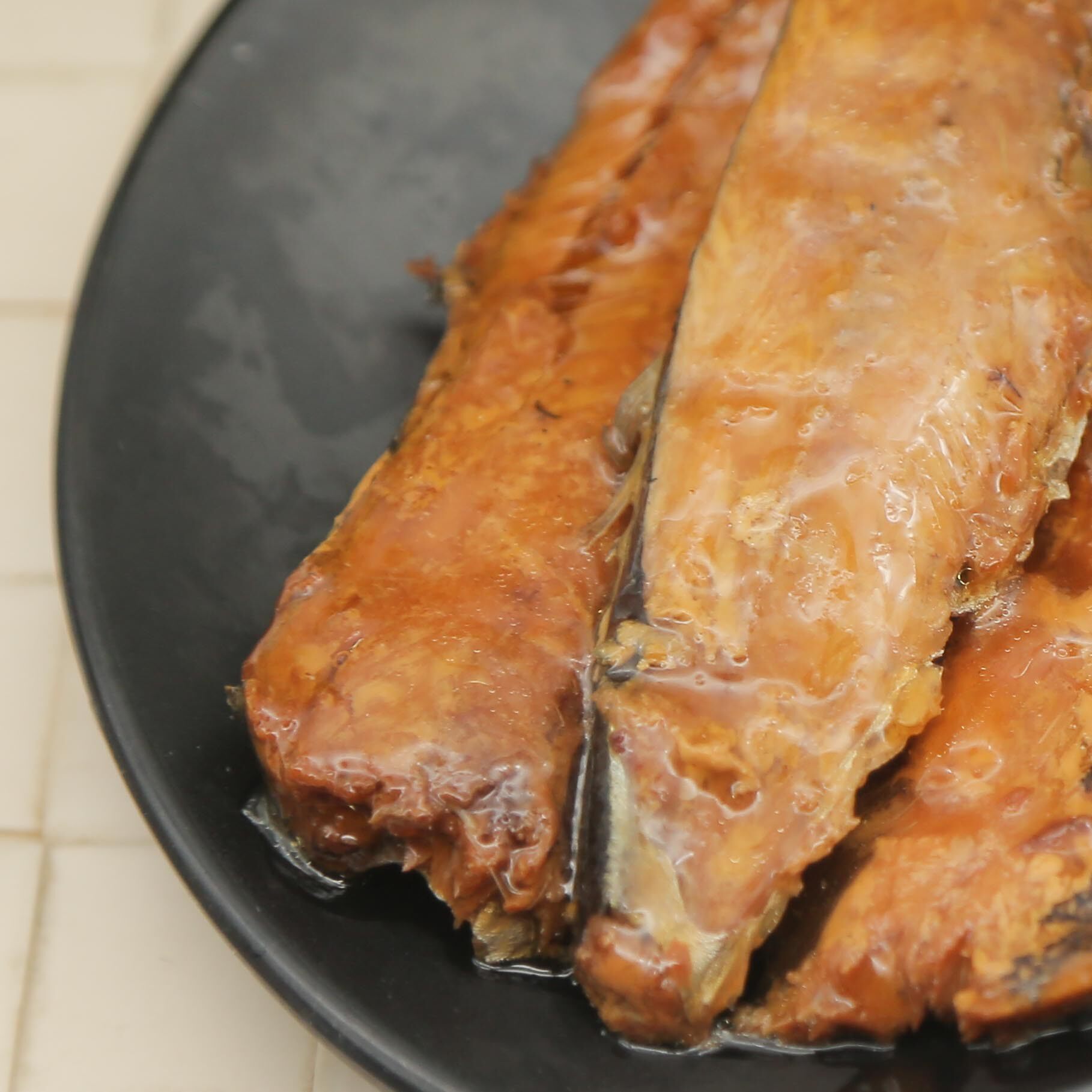 远洋牌蒲烧秋刀鱼罐头100g日式日料食鱼下酒秋刀鱼