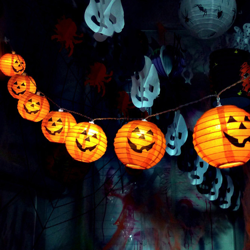 灯笼万圣节手工幽灵diy制作幼儿园纸灯装饰场景南瓜灯