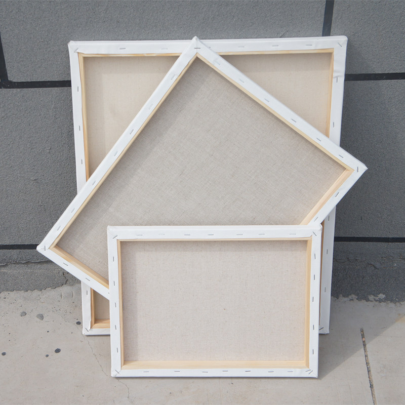 苏艺油画框批发亚麻油画板油画布油画颜料大画框画布丙烯画板布板