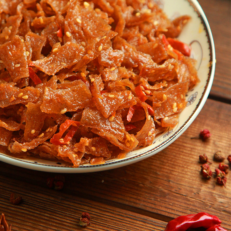 魔芋恩施特产干素毛肚片爽素低脂低卡代餐网红素肉