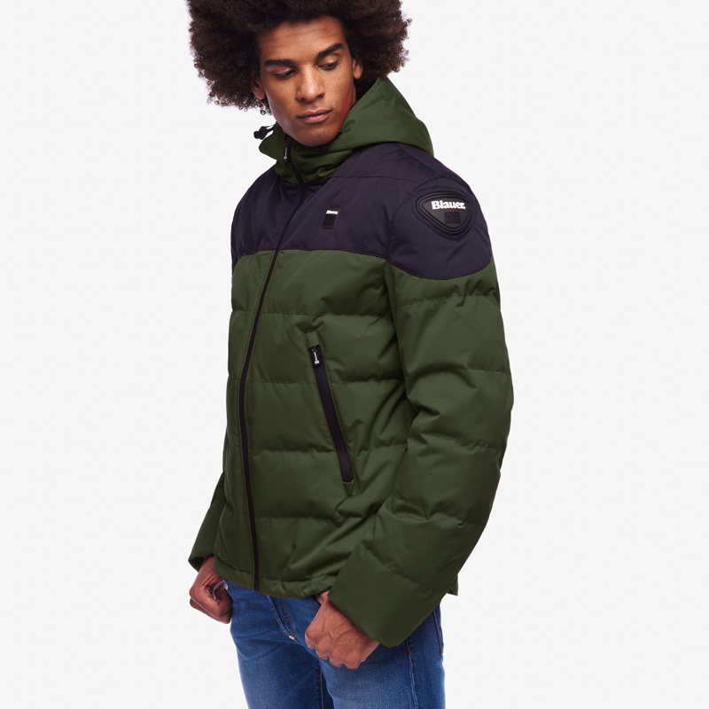 美国blauer秋冬保暖夹克摩托车骑行服连外套赛车服