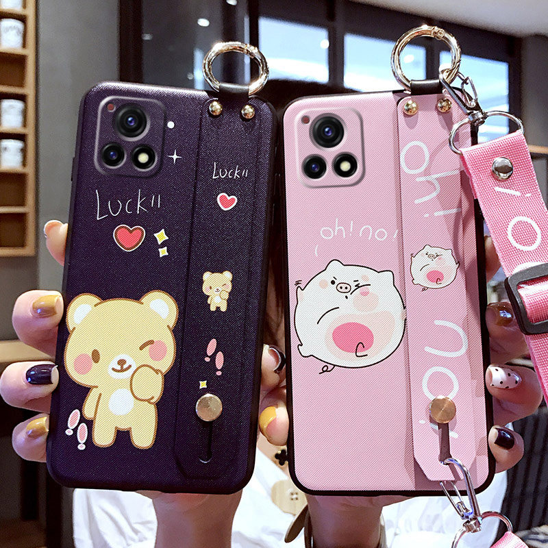 vivoy52s手机壳vivo腕带y52s保护硅胶套5g全包防摔v2057a磨砂软壳vivi