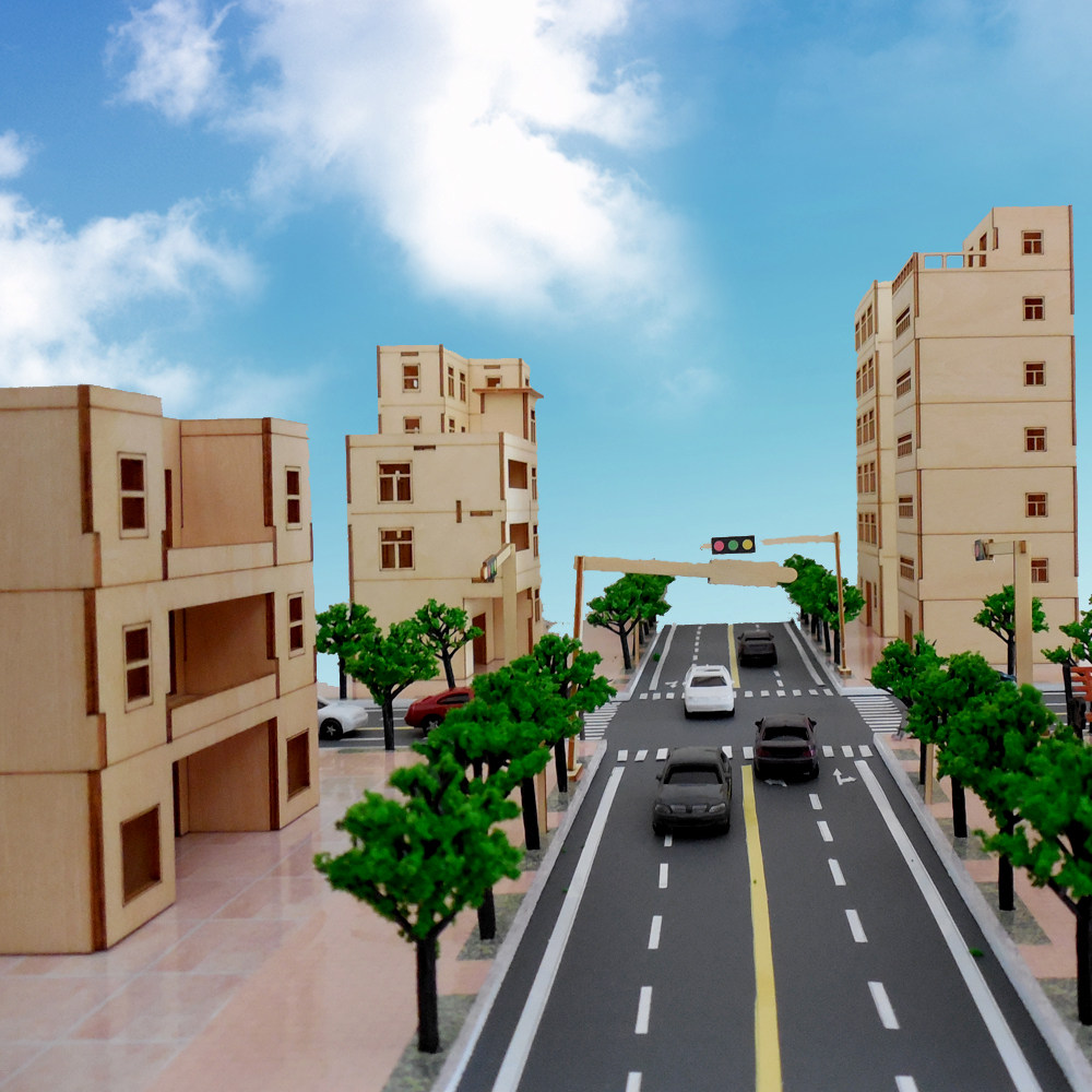 模型环境城市房屋楼房沙盘材料套装手工diy模型制作工具