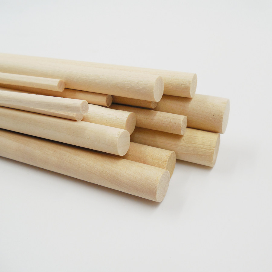 圆木棒木棍桦木算数棒沙盘模型材料荷木棒雪糕棒diy手工制作材料