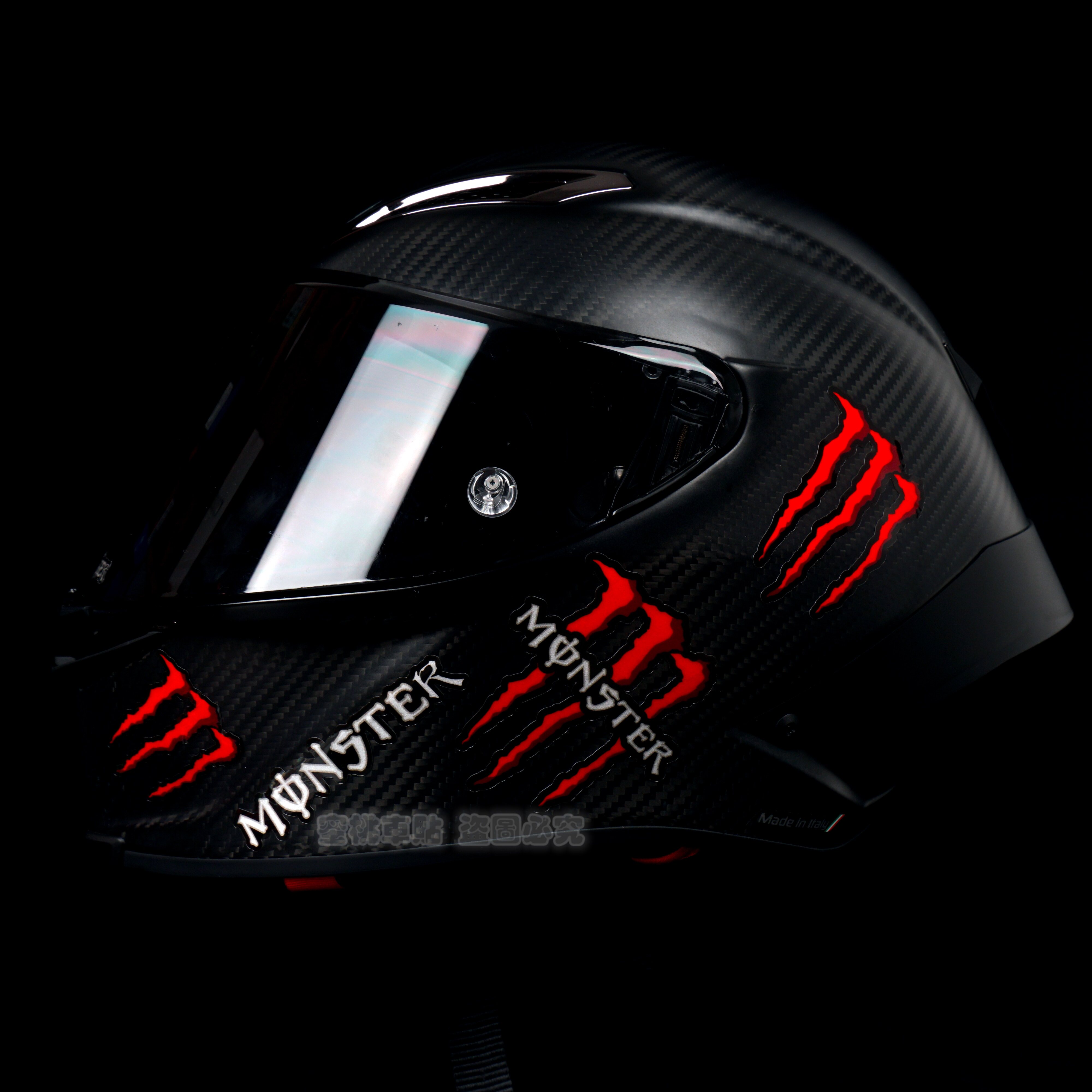 镜片shoei93号反光竞技贴纸组合头盔x14奎斯贴纸