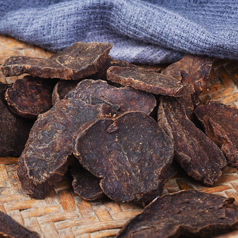 何首乌白发变生黑发中药材500g野生熟干片食疗泡茶制何首乌